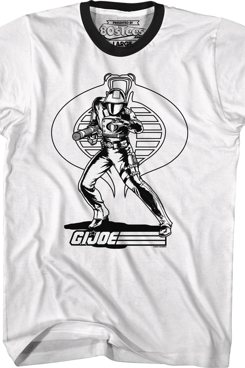 Cobra Commander Noir GI Joe Ringer Shirtmain product image