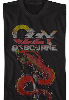 Cobra Dagger Ozzy Osbourne T-Shirt