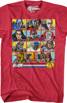 Red Cobra Organization's Dirty Dozen GI Joe T-Shirt