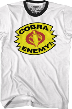 Cobra Enemy GI Joe Ringer Shirt