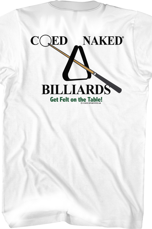Billiards Coed Naked T-Shirtmain product image