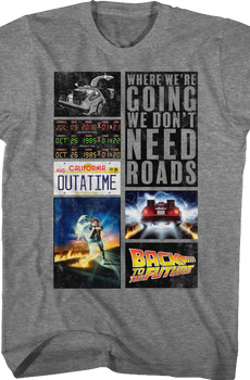 Collage Back To The Future T-Shirt