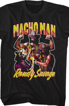 Collage Macho Man Randy Savage Shirt