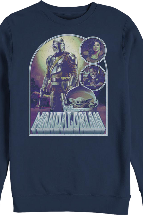 Collage Poster The Mandalorian Star Wars Sweatshirtmain product image