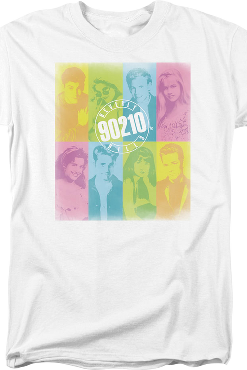 Color Blocks Beverly Hills 90210 T-Shirtmain product image