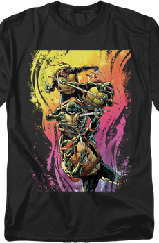 Colorful Attack Teenage Mutant Ninja Turtles T-Shirt