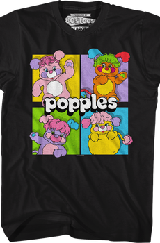 Colorful Blocks Popples T-Shirt