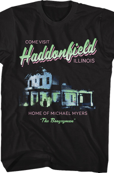 Come Visit Haddonfield Halloween T-Shirt