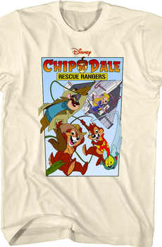 Comic Book Cover Chip 'n Dale Rescue Rangers T-Shirt