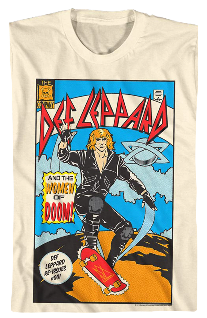 Comic Book Cover Def Leppard T-Shirt