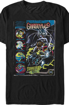 Comic Book Cover Gargoyles T-Shirt