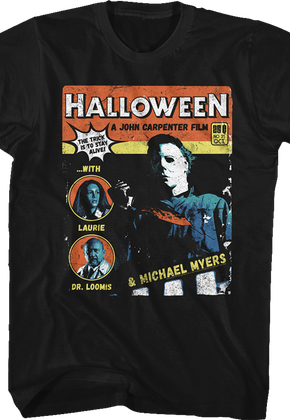 Comic Book Cover Halloween T-Shirt