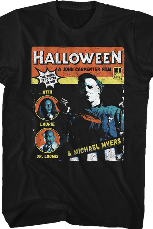 Comic Book Cover Halloween T-Shirtmain product image
