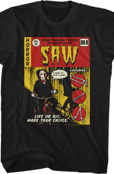 Comic Book Cover Saw T-Shirt