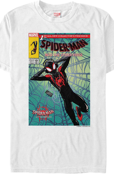 Comic Book Cover Spider-Man Into The Spider-Verse T-Shirt