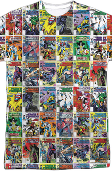 Comic Book Covers Transformers T-Shirt