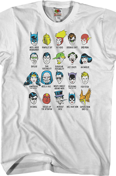 Comic Book Issues Justice League T-Shirt