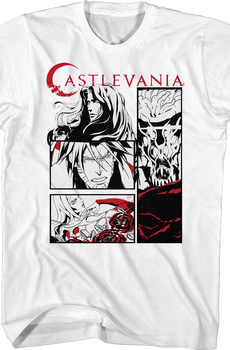 Comic Panels Castlevania T-Shirt