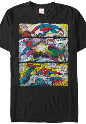 Comic Panels Spider-Man T-Shirt