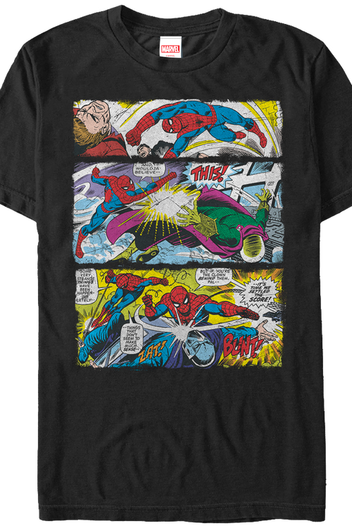 Comic Panels Spider-Man T-Shirtmain product image