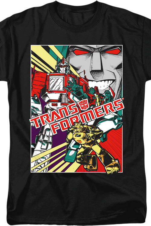 Comic Poster Transformers T-Shirtmain product image