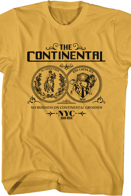 Continental Coin John Wick T-Shirtmain product image