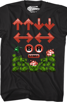 Contra Cheat Code 30 Lives T-Shirt