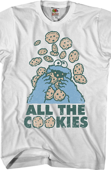 Cookie Monster All The Cookies Sesame Street T-Shirt