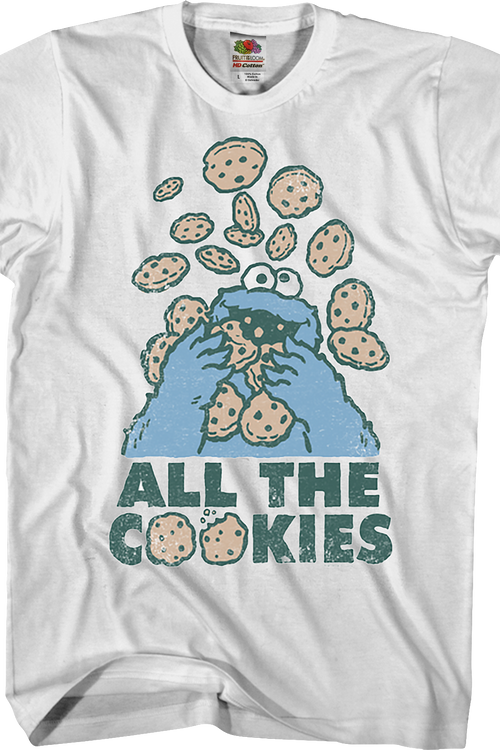 Cookie Monster All The Cookies Sesame Street T-Shirtmain product image