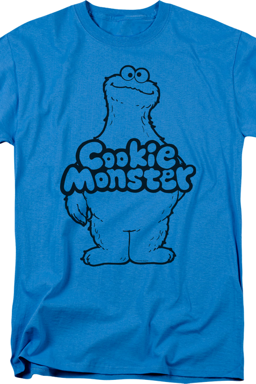 Cookie Monster Sketch Sesame Street T-Shirtmain product image
