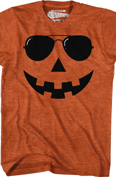 Cool Pumpkin Face T-Shirt