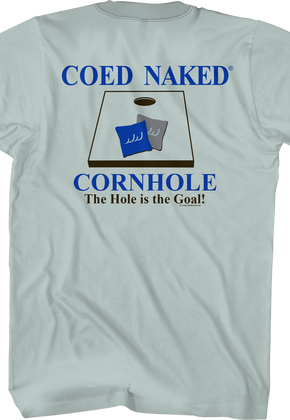 Cornhole Coed Naked T-Shirt