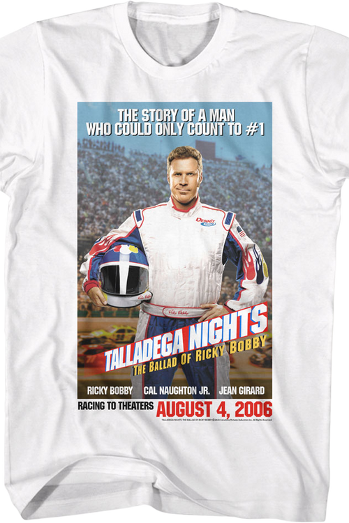 Count To #1 Poster Talladega Nights T-Shirtmain product image