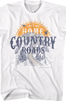 Country Roads Sunset John Denver T-Shirt