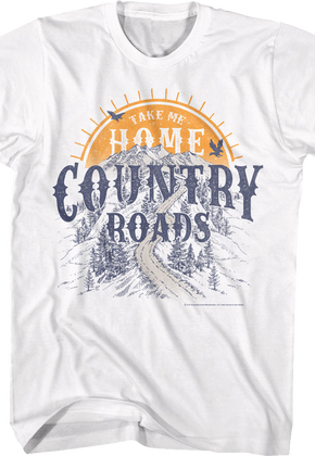 Country Roads Sunset John Denver T-Shirt