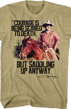 Saddling Up John Wayne T-Shirt