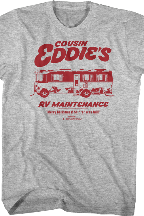 Cousin Eddie's RV Maintenance Christmas Vacation T-Shirtmain product image