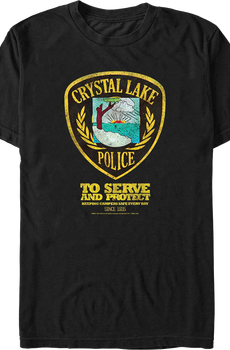 Crystal Lake Police Friday the 13th T-Shirt