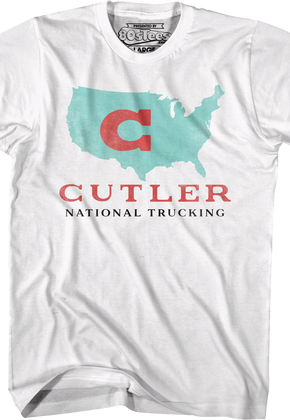 Cutler National Trucking Logo Over The Top T-Shirt