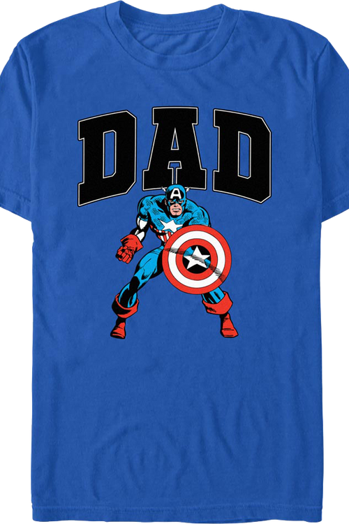 Dad Captain America Marvel Comics T-Shirtmain product image