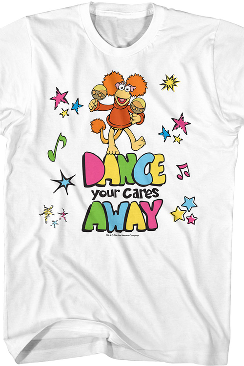 Dance Your Cares Away Colorful Shapes Fraggle Rock T-Shirtmain product image