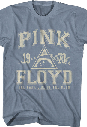 Dark Side of the Moon Athletic 1973 Logo Pink Floyd T-Shirt