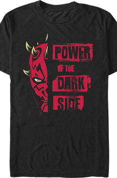 Darth Maul Power Of The Dark Side Star Wars T-Shirt