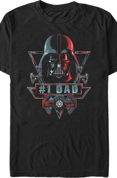 #1 Dad Darth Vader Star Wars T-Shirt