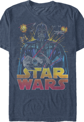 Star Wars Vader Air Battle T-Shirt