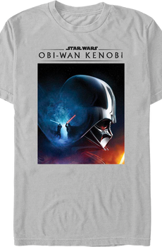 Darth Vader Obi-Wan Kenobi Duel Poster Star Wars T-Shirt