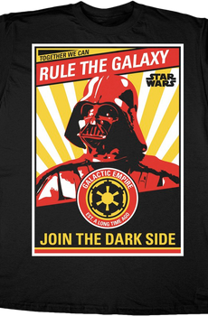 Darth Vader Rule the Galaxy Star Wars T-Shirt