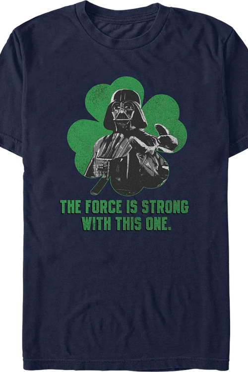 Darth Vader St. Patrick's Day Force Is Strong Star Wars T-Shirtmain product image