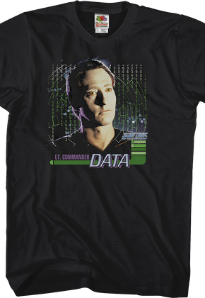 Data Star Trek The Next Generation T-Shirt