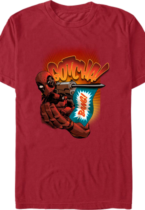 Deadpool Gotcha Marvel Comics T-Shirt